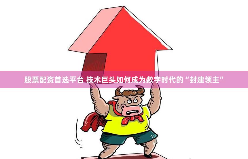 股票配资首选平台 技术巨头如何成为数字时代的“封建领主”